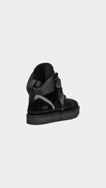 уггі Жіночі Зимові Кросівки Високі UGG Lowmel Sneaker High чорні 770002 фото