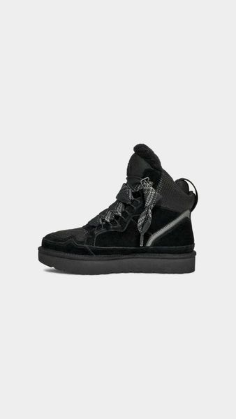 уггі Жіночі Зимові Кросівки Високі UGG Lowmel Sneaker High чорні 770002 фото