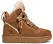 уггі Жіночі Зимові Кросівки UGG Lowmel Sneaker High коричневі 770008 фото 1